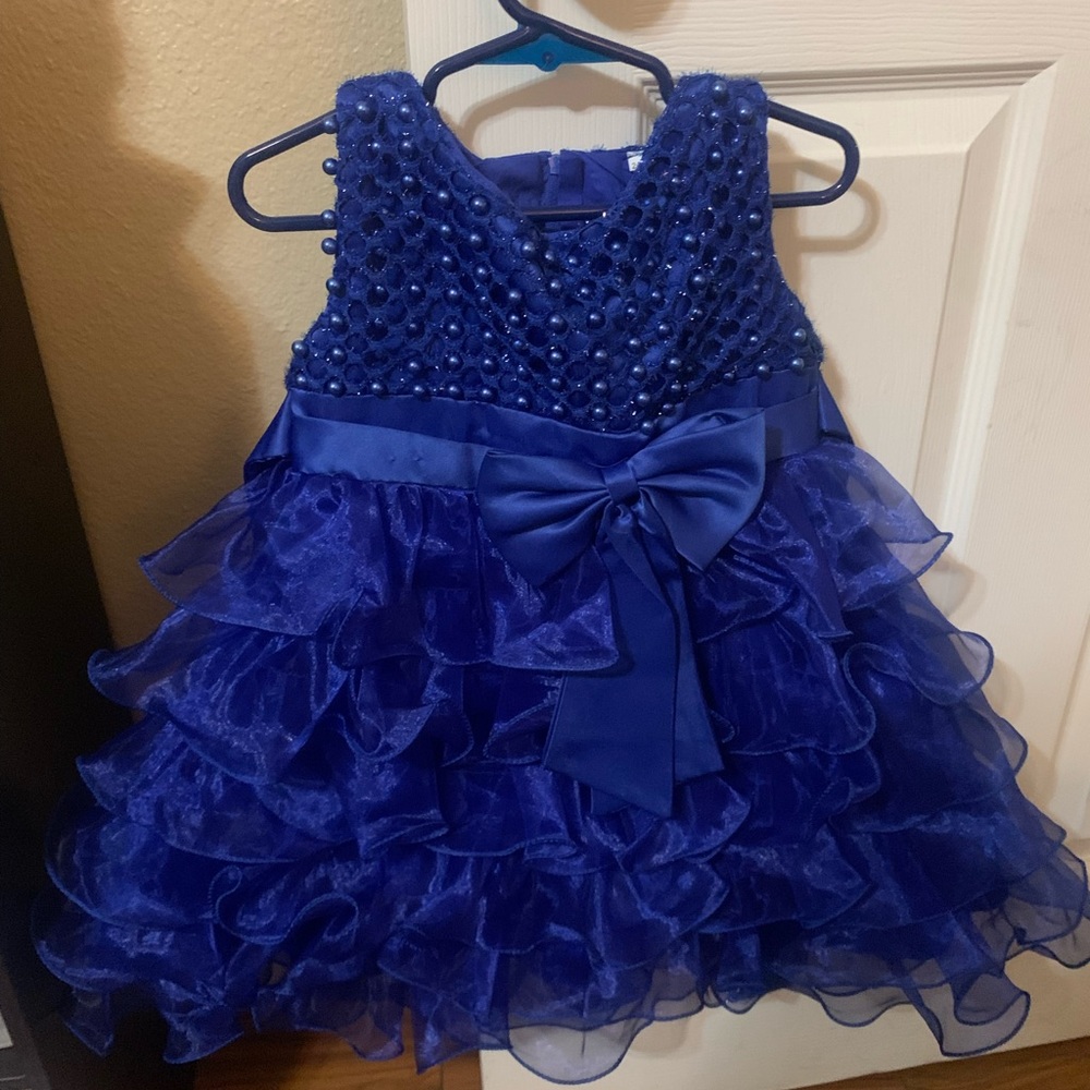 Royal blue formal dress toddler